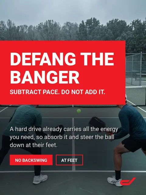 How to Beat a Banger: Neutralizing Power Players in Pickleball