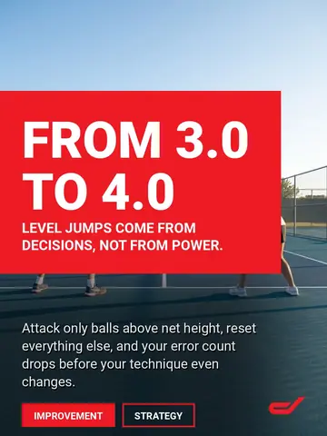 How to Go From 3.0 to 4.0 in Pickleball: The Skills That Actually Move You Up