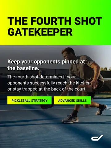The Pickleball Fourth Shot: How to Handle a Perfect Third Shot Drop