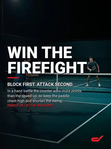 Hand Battles in Pickleball: When to Speed Up and How to Win the Counter