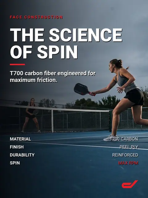 Pickleball Surface Grit: The Science of Raw Carbon Fiber Spin