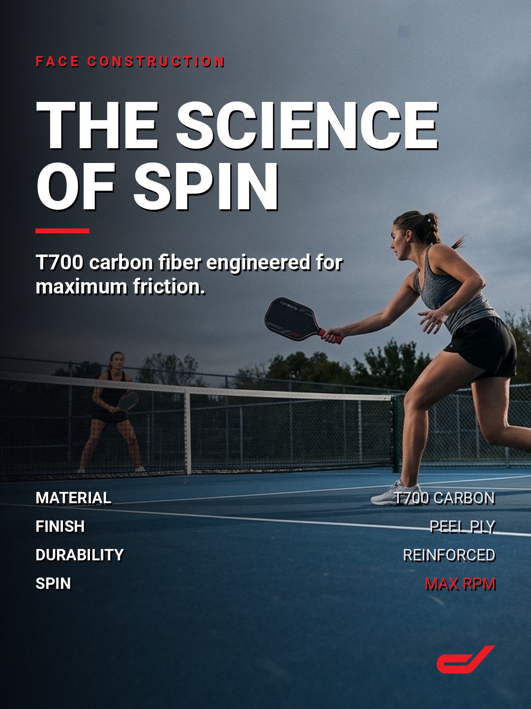 Pickleball Surface Grit: The Science of Raw Carbon Fiber Spin