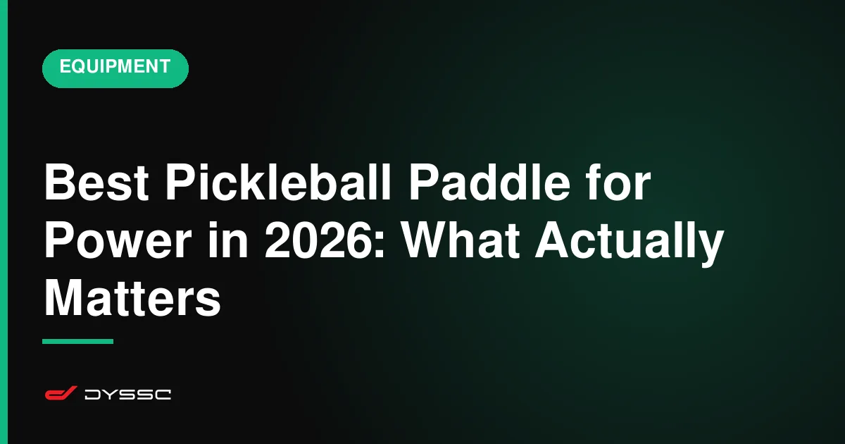 Best Pickleball Paddle for Power in 2026: What Actually Matters