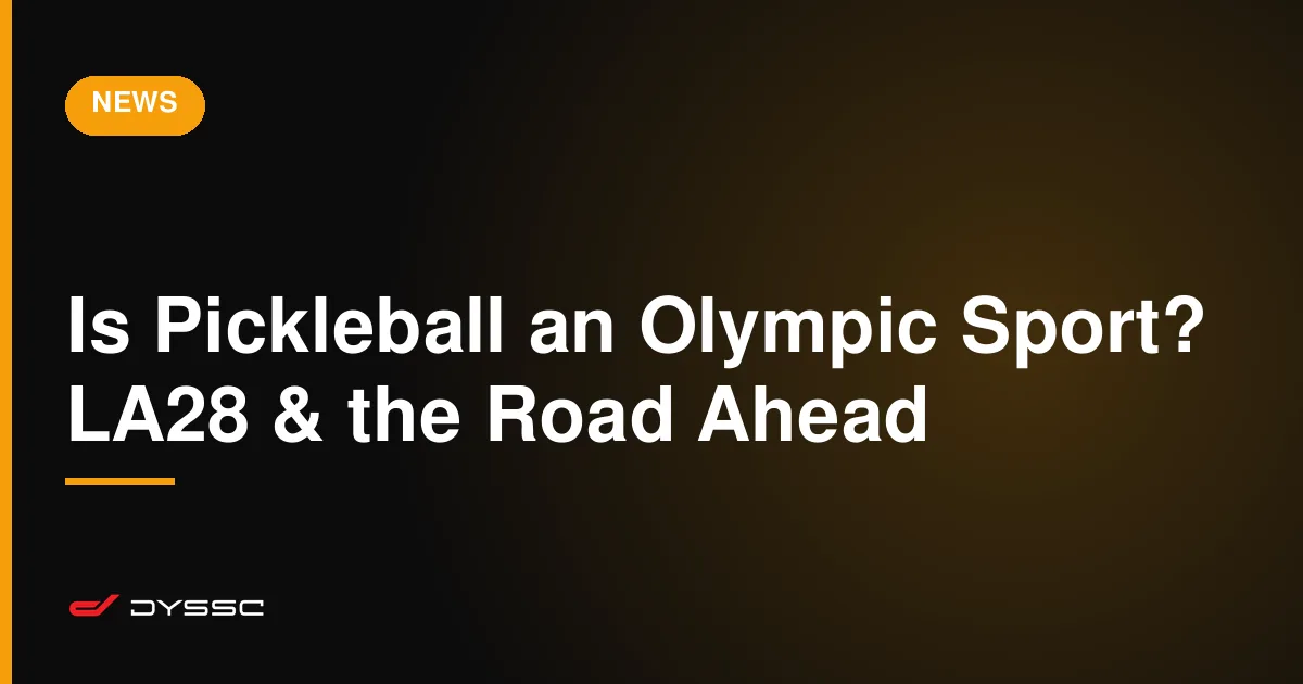 Is Pickleball an Olympic Sport? LA28 & the Road Ahead