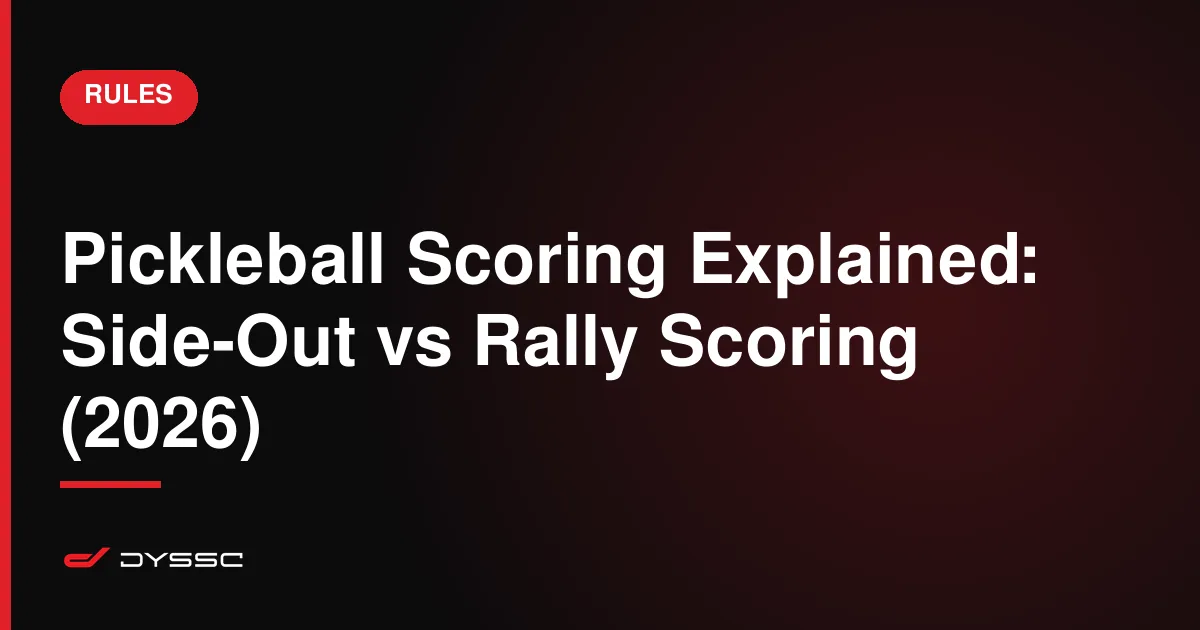 Pickleball Scoring Explained: Side-Out vs Rally Scoring (2026)