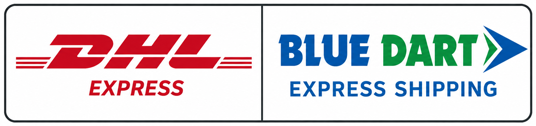 Shipped via Blue Dart — DHL Group Express